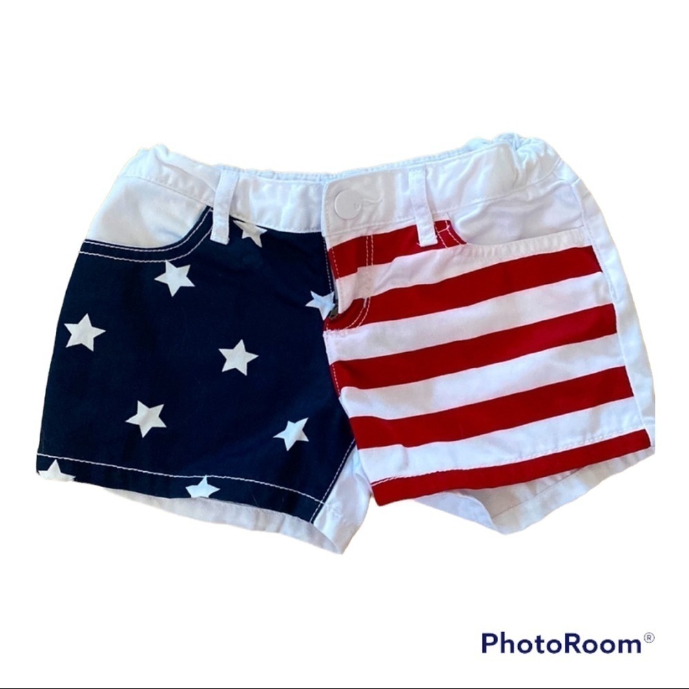 The Children’s Place Red White Blue Patriotic Shorts 6